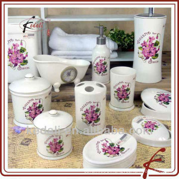 2015 China Factory Ceramic Porcelain Bath set Bathroom Accessory